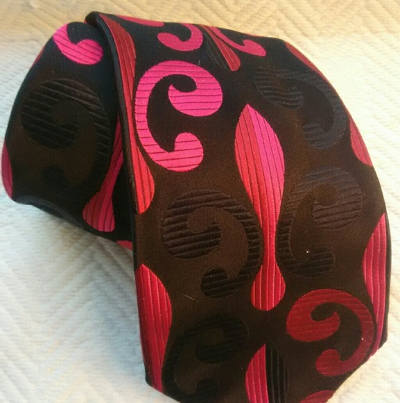 RARE Duchamp London Luxury High Jacquard Silk Tie - Picture 3 of 7